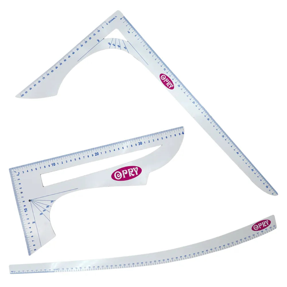Skräddarlinjal 3-pack