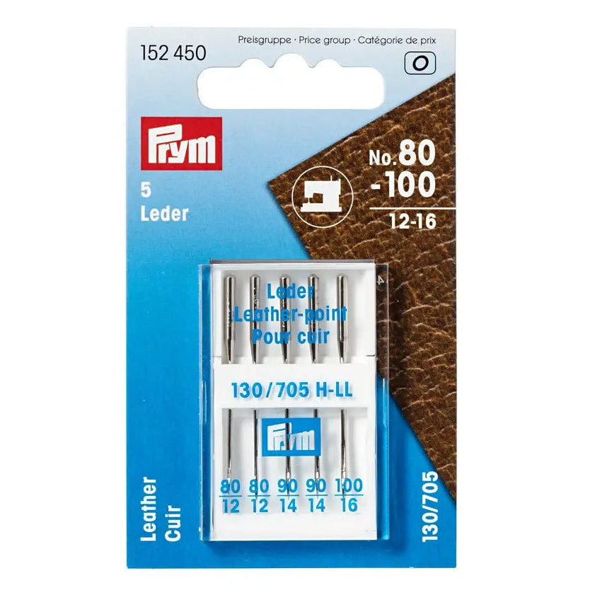 Symaskinsnålar Läder 80-100 5-pack Prym