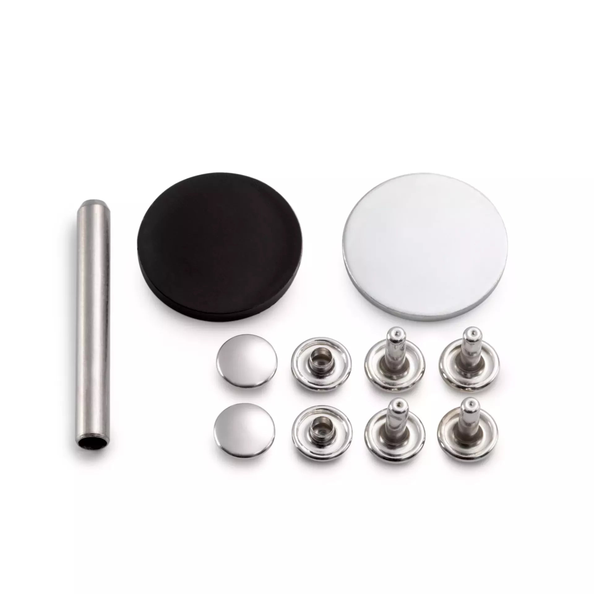 Lädernitar Silver Ø 9 mm Prym