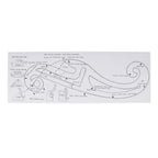 Fransk Kurvlinjal "French Curve"