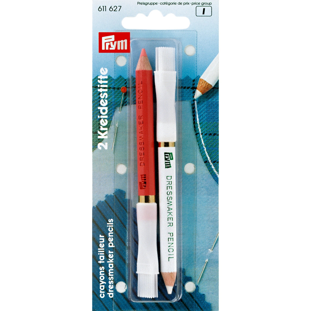Markeringspennor med borste 2-pack