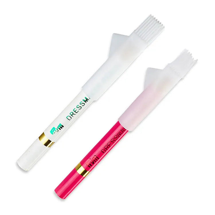 Markeringspennor med borste 2-pack