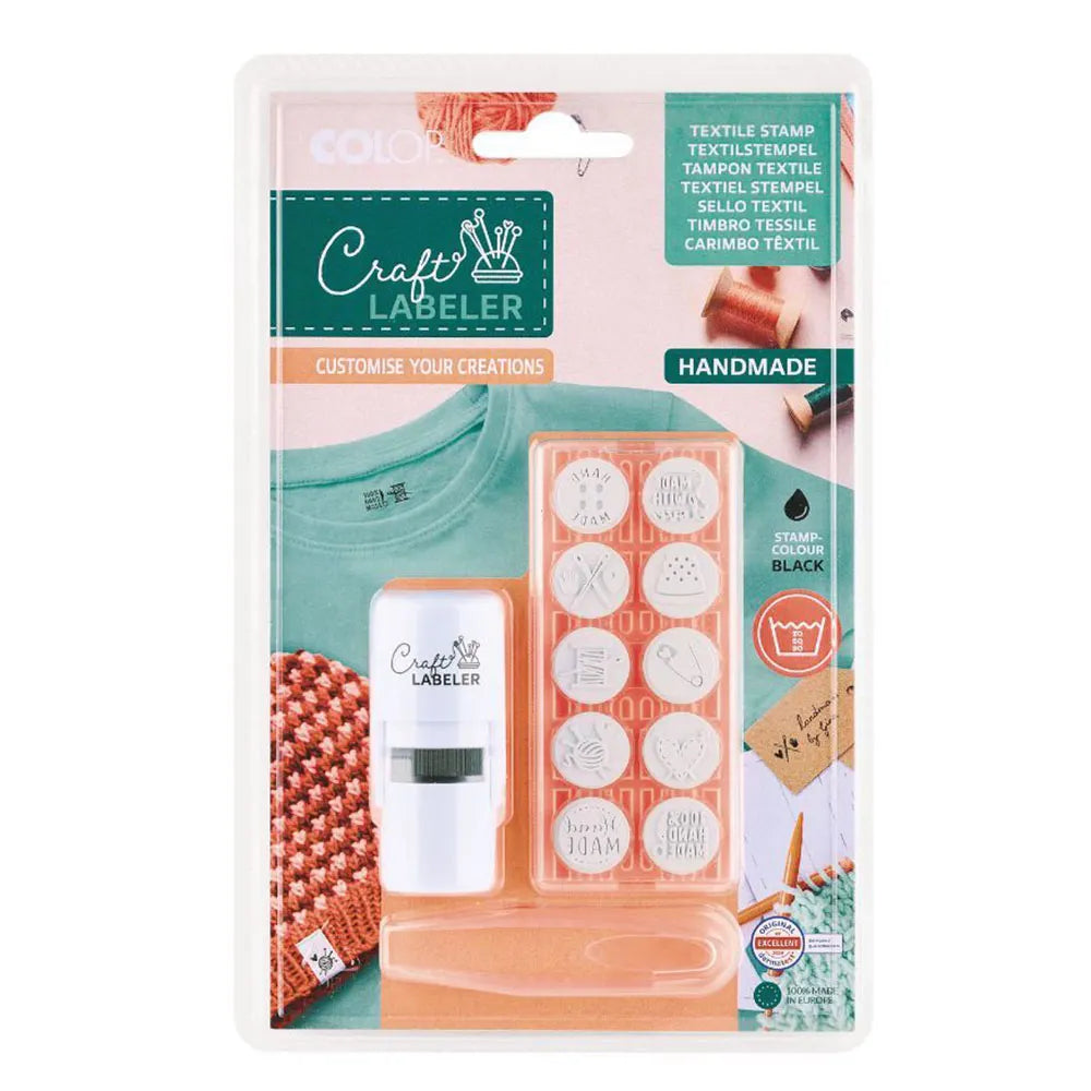 Craft Labeler Stämpelkit | 10 utbytbara motiv