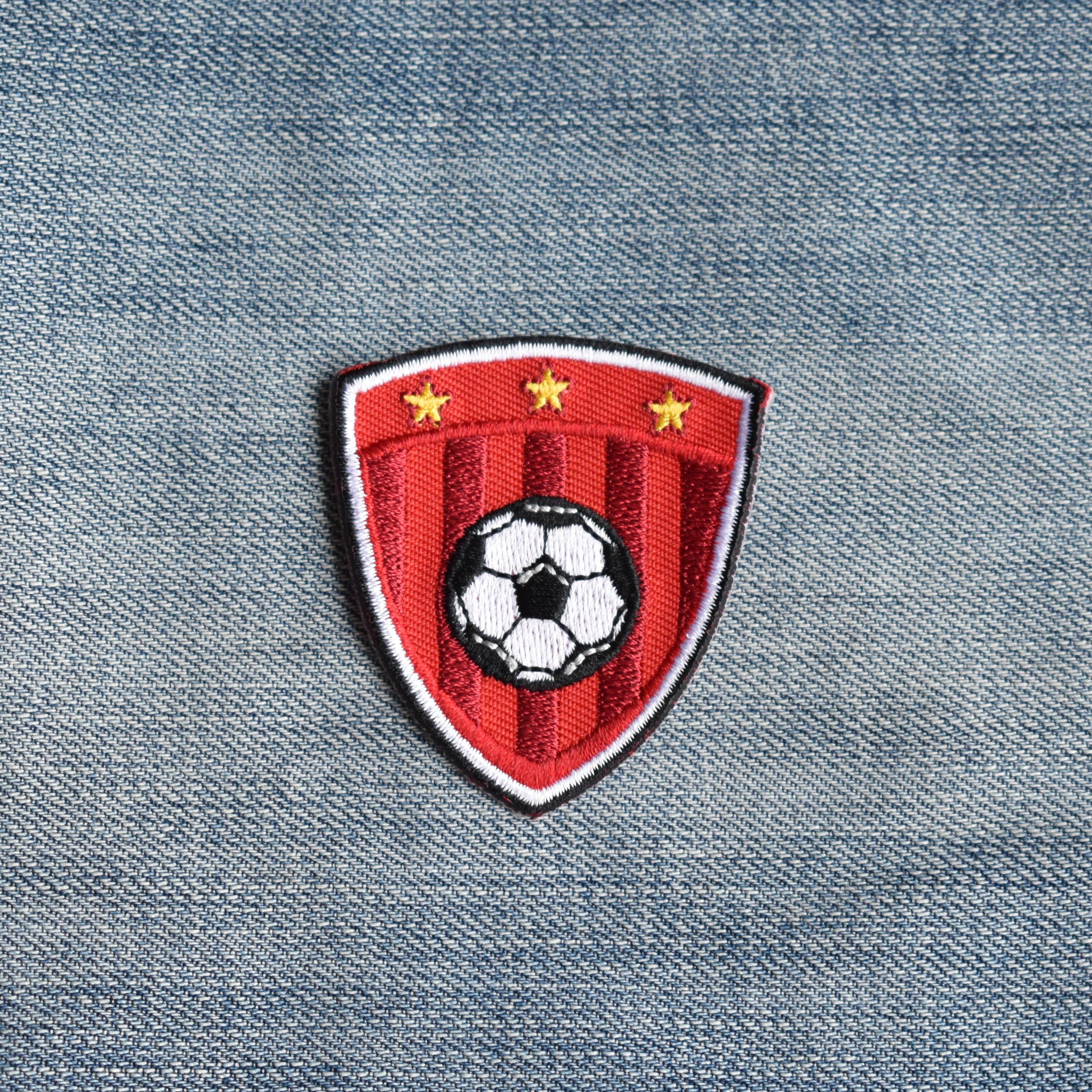 Patch Klubbmärke röd