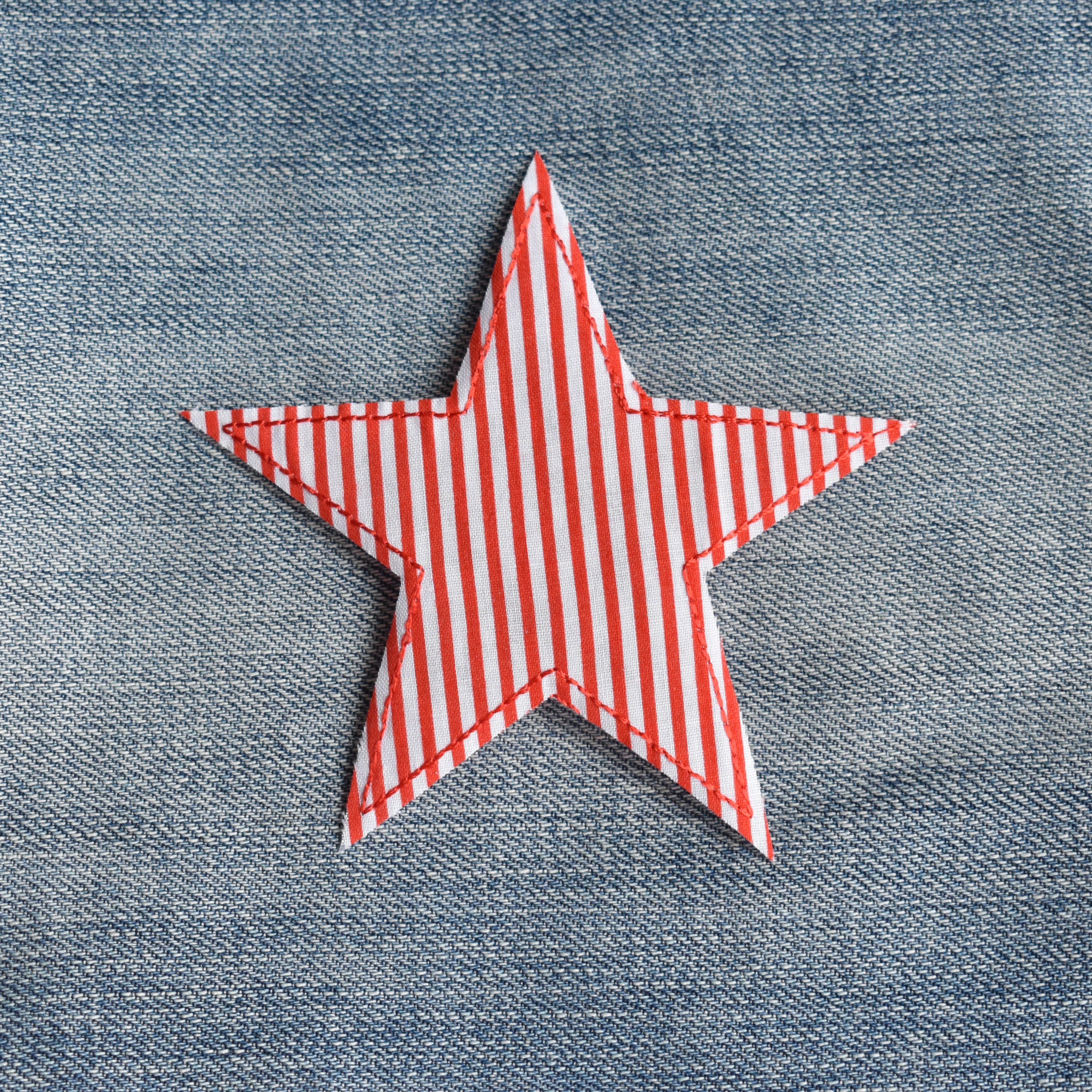 Patch Randig Stjärna