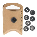 Milward Knappar Svart 11mm