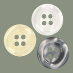 Milward Knappar Shiny Grå 15mm