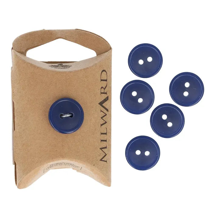 Milward Knappar Navy 15mm