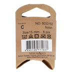 Milward Knappar Navy 15mm