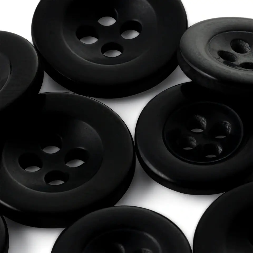 Byxknappar 15-17 mm Svart 10-pack Prym