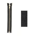 YKK Blixtlås 6mm Silver Delbart - 50cm
