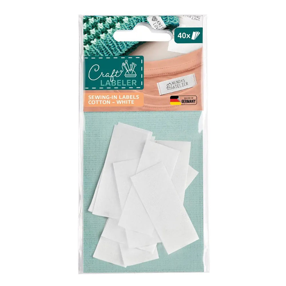 Craft Labeler Tygetiketter 40-pack