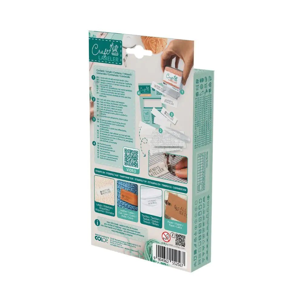 Craft Labeler Startkit | Personliga etiketter för kläder - Knappnålen