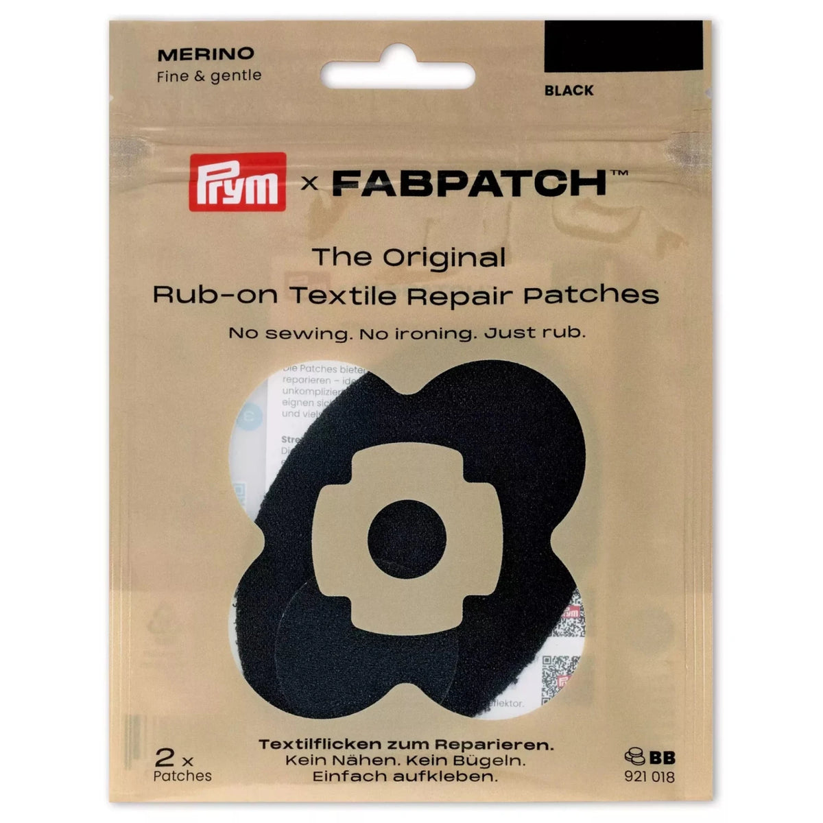 FabPatch Merino 2-pack - Knappnålen