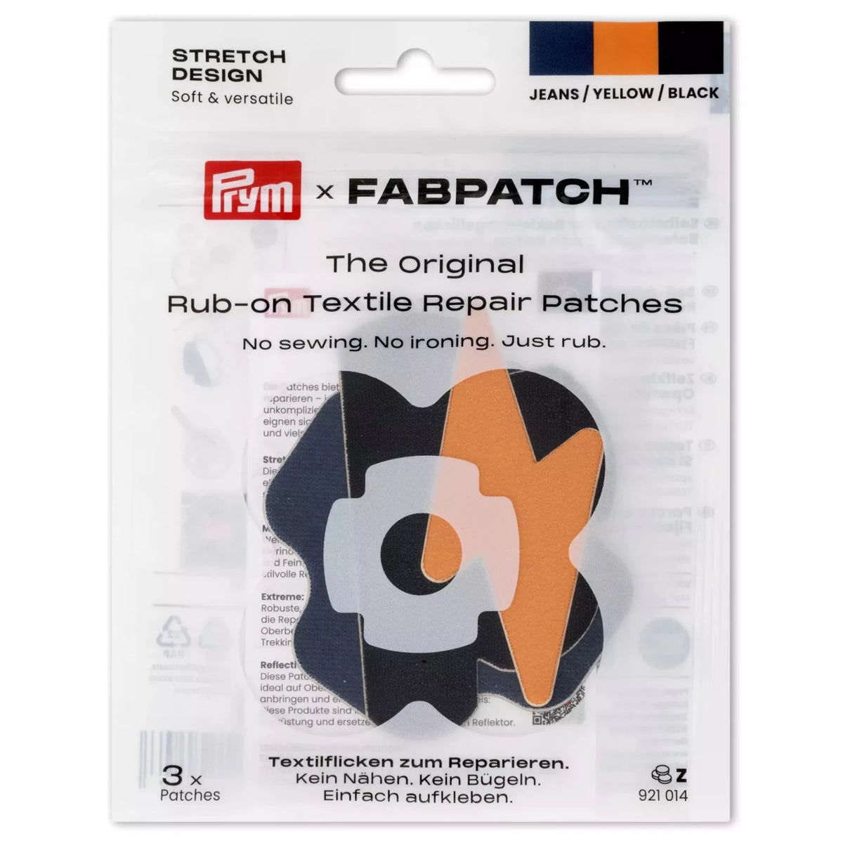 FabPatch Stretch Cloud 3-pack - Knappnålen