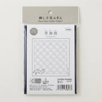 Hana-Fukin Sashiko Sampler Navy Seigaiha - Knappnålen
