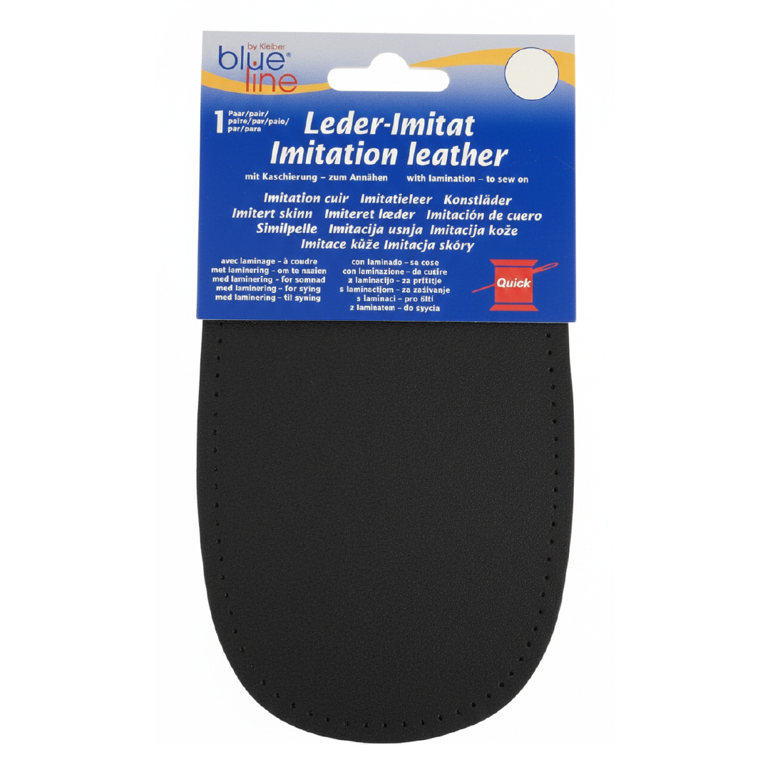 Armbågslappar Läderimitation 2-pack