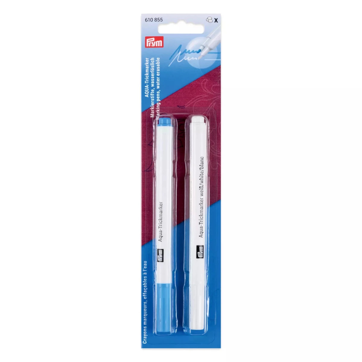 Märkpennor ”Aqua Trickmarker” 2-pack - Knappnålen