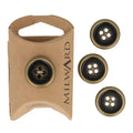 Milward Metallknappar 20mm 4-pack
