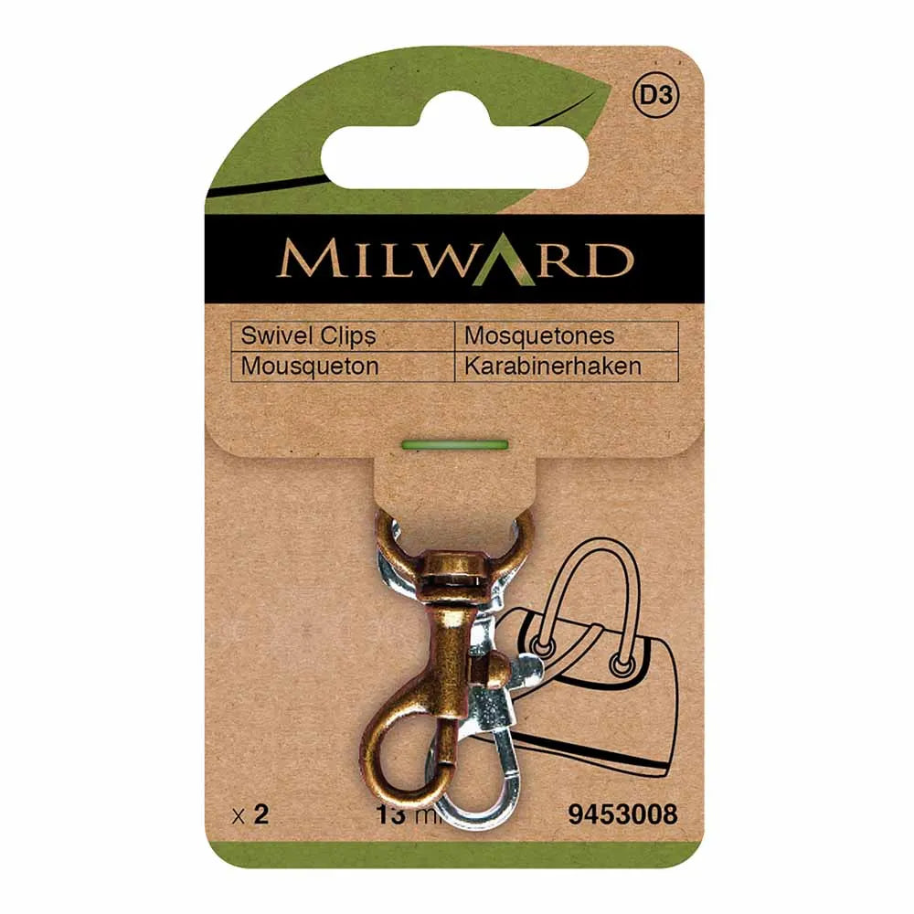 Karbinhakar 13 mm 2-pack