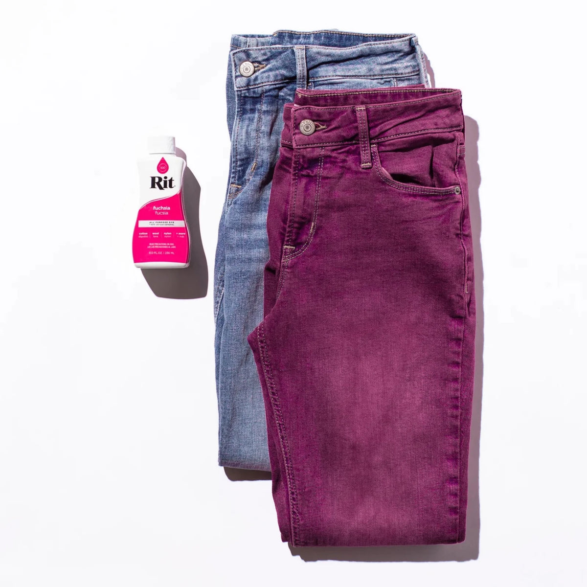 Rit All Purpose Liquid Dye - Fuchsia - Knappnålen
