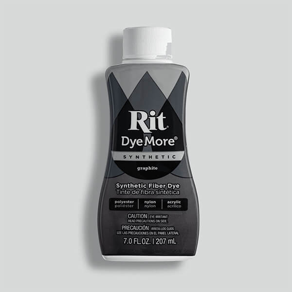 Rit DyeMore for Synthetics - Graphite - Knappnålen