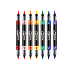 Rit FreeFlow Dual-Tip Markers Primary 7-pack - Knappnålen