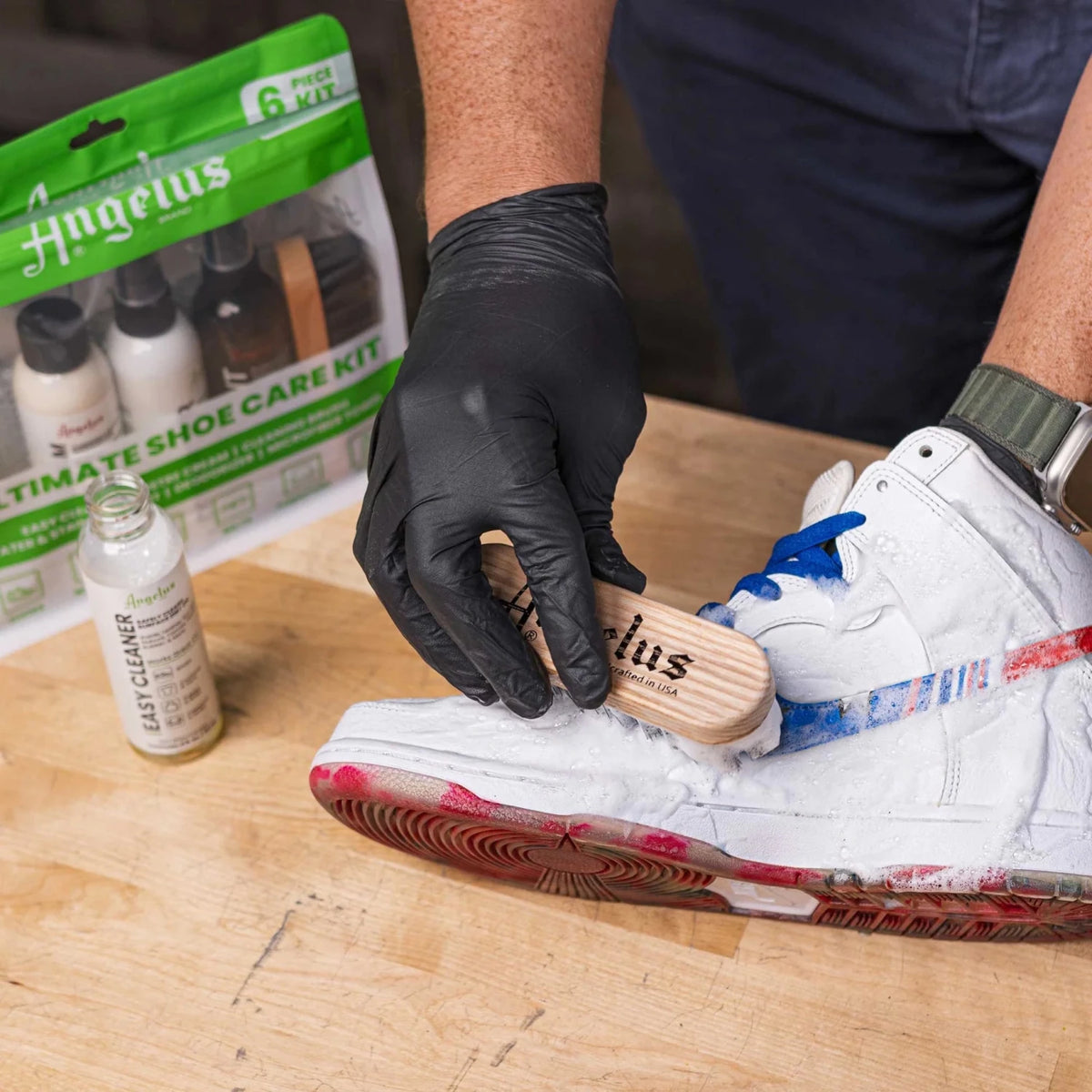 Skovårdskit Angelus Ultimate Shoe Care Kit - Knappnålen